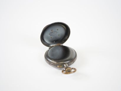 Steel collar watch, mechanical movement with...