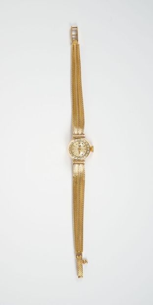 LIP. 
Ladies' watch, circular case and bracelet...