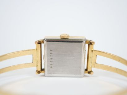 ZENITH. 
Ladies' wristwatch, square steel...