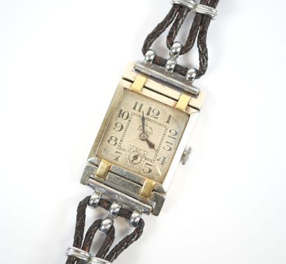 MONDIAL WATCH, Geneva.
Wristwatch in 18K...