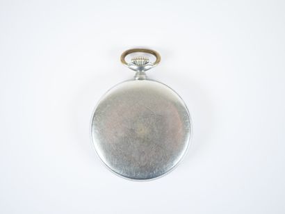 JAEGER Le COULTRE.
Steel gousset watch, champagne...