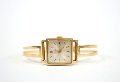 ZENITH. 
Ladies' wristwatch, square steel...
