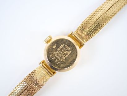 LIP. 
Ladies' watch, circular case and bracelet...