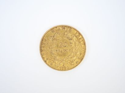 20 franc gold coin, Ceres, 1850 A.