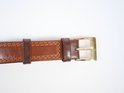 OMEGA.
Men's wristwatch, circular case in...