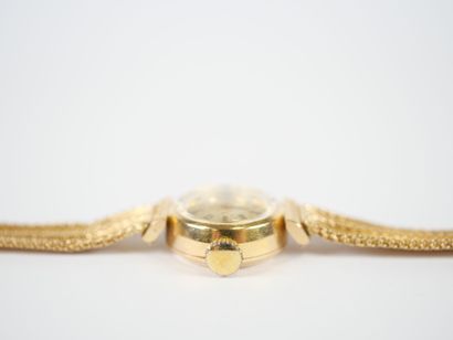 LIP. 
Ladies' watch, circular case and bracelet...