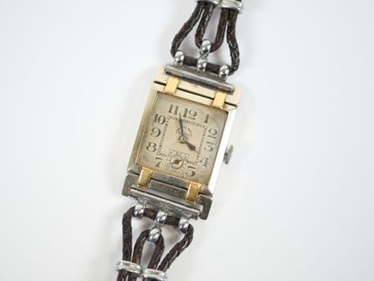 MONDIAL WATCH, Geneva.
Wristwatch in 18K...