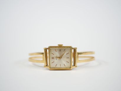 ZENITH. 
Ladies' wristwatch, square steel...