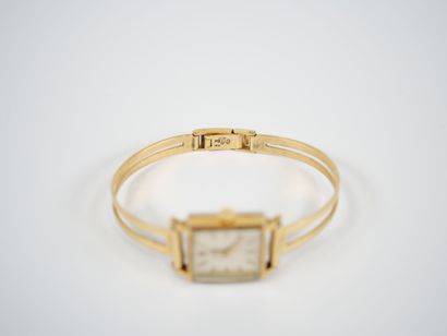ZENITH. 
Ladies' wristwatch, square steel...