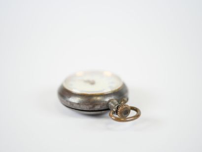 Steel collar watch, mechanical movement with...
