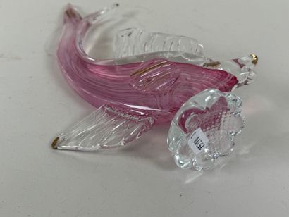 MURANO, XXe.
Poisson en verre soufflé coloré...
