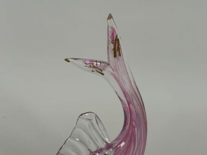 MURANO, XXe.
Poisson en verre soufflé coloré...