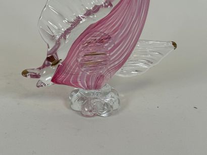 MURANO, XXe.
Poisson en verre soufflé coloré...