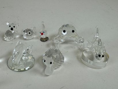 SWAROVSKI.
Lot of 13 small animal subjects...
