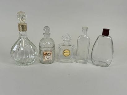 Lot de flacons de parfum dont deux GUERLAIN...