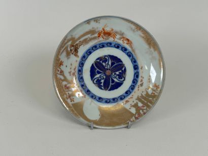 CHINE, fin XIXe, début XXe.
Petite assiette...