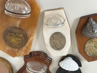 Collection of holy water fonts and small...