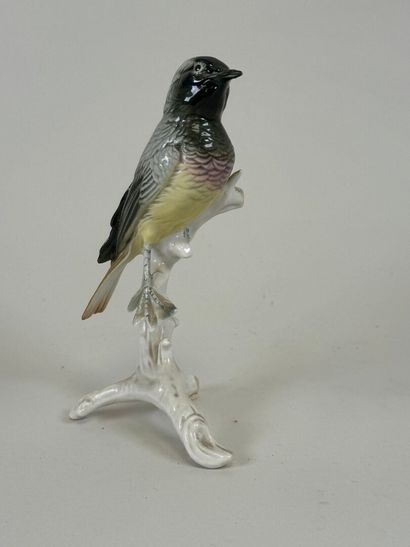 Manufacture Karl ENS (XXe).
Oiseau branché...