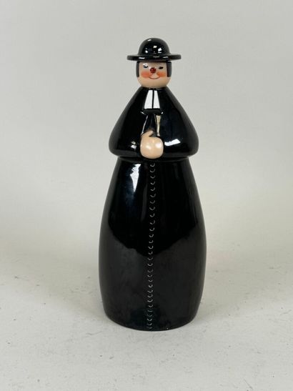 ROBJ in PARIS.
Polychrome porcelain bottle...
