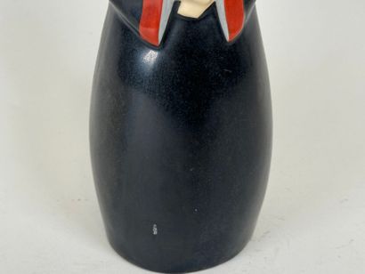 ROBJ in PARIS.
Polychrome porcelain bottle...