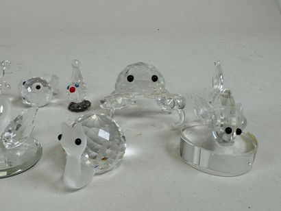 SWAROVSKI.
Lot of 13 small animal subjects...