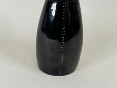ROBJ in PARIS.
Polychrome porcelain bottle...