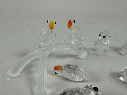 SWAROVSKI.
Lot of 13 small animal subjects...