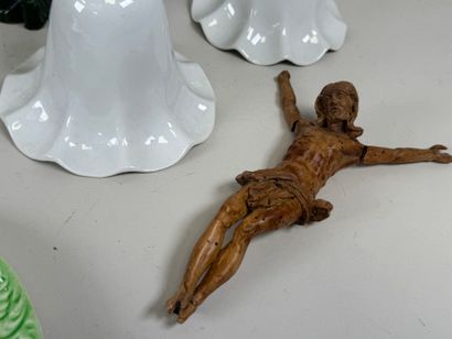 Lot of various objects including candlesticks,...