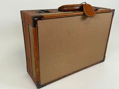 LANCEL Paris.
Hand-carried suitcase in leather...