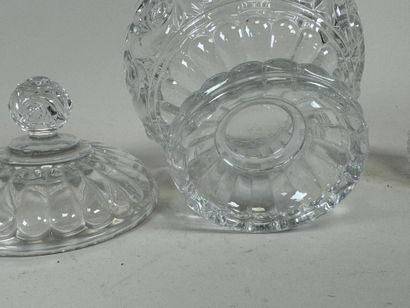 Baccarat.
Bonbonnière or small candy dish...