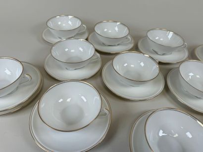 Two sets of porcelain or ceramic tea or coffee...