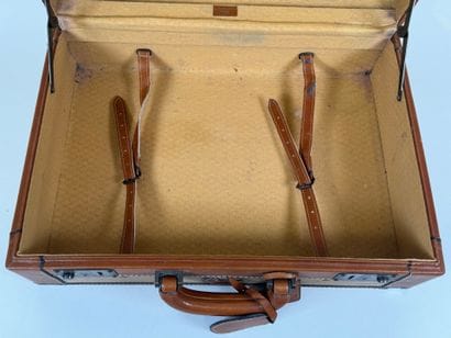 LANCEL Paris.
Hand-carried suitcase in leather...