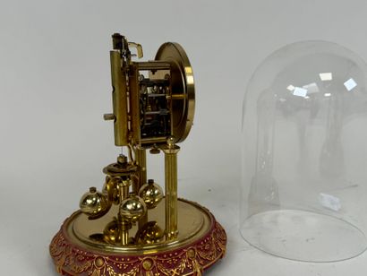 LANCEL Paris.
Brass portico clock.
Presented...