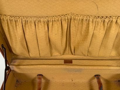 LANCEL Paris.
Hand-carried suitcase in leather...