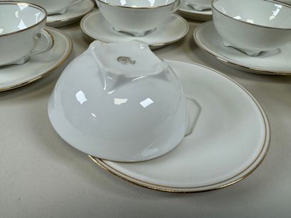 Two sets of porcelain or ceramic tea or coffee...