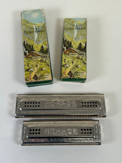 M. HOHNER.
THE ECHO HARP.
Two harmonicas.
L....