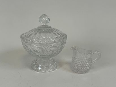 Baccarat.
Bonbonnière or small candy dish...