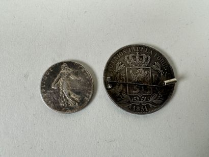 5-franc silver coin Leopold I - King of the...