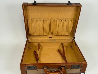 LANCEL Paris.
Hand-carried suitcase in leather...