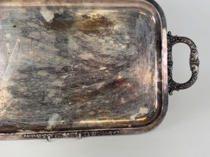 BERNDORF LUZERN.
Rectangular tray with two...