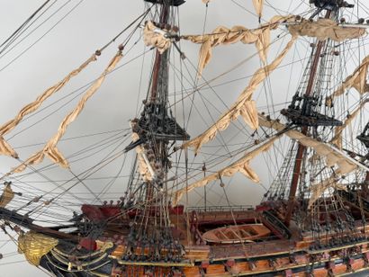 LE SUPERBE.
Three-masted ship replica in...