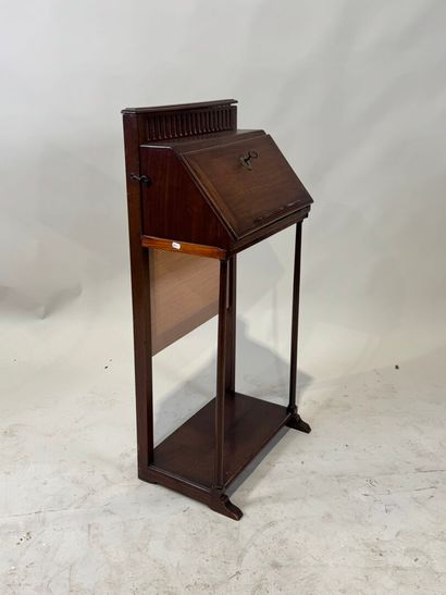 Mahogany billet doux opening by a flap, the...
