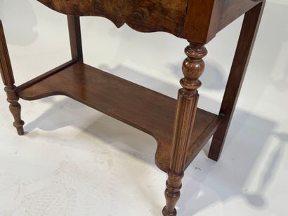 Molded wood vanity opening with one drawer,...