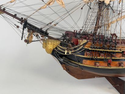 LE SUPERBE.
Three-masted ship replica in...