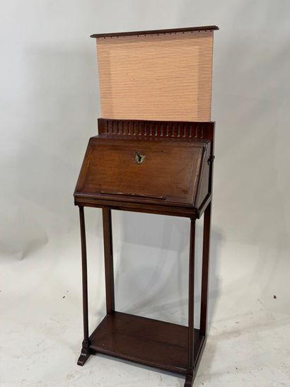 Mahogany billet doux opening by a flap, the...