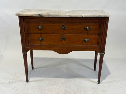 Molded wood chest of drawers opening with...