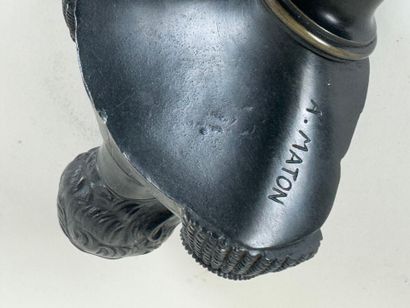 A. MATON (20th).
Bust of Emperor Napoleon...