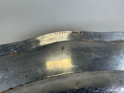 CHRISTOFLE.
Two oval shaped dishes decorated...