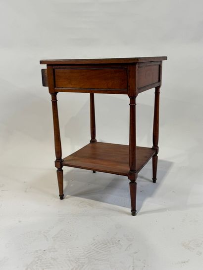 Molded wood refreshment stand opening with...