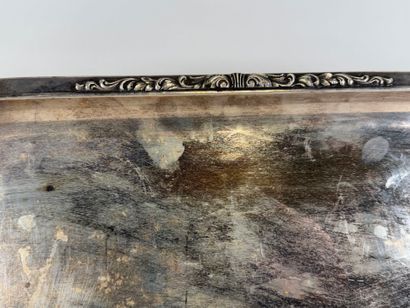 BERNDORF LUZERN.
Rectangular tray with two...